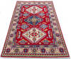 Kazak Red Hand Knotted 311 X 60 Area Rug 700-145713 Thumb 1