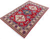 Kazak Red Hand Knotted 311 X 60  Area Rug 700-145713 Thumb 2