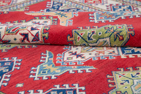 Kazak Red Hand Knotted 57 X 77 Area Rug 700-145715 Image 5