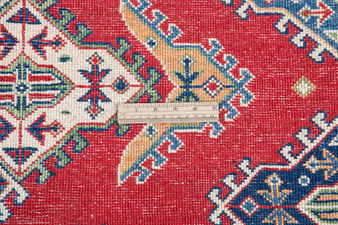 Kazak Red Hand Knotted 57 X 77 Area Rug 700-145715 Image 6