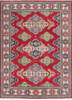 Kazak Red Hand Knotted 57 X 77  Area Rug 700-145715 Thumb 0