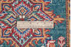 Kazak Green Runner Hand Knotted 27 X 73 Area Rug 700-145719 Thumb 5