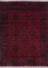 Khan Mohammadi Red Hand Knotted 50 X 68  Area Rug 700-145722 Thumb 0