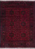 Khan Mohammadi Red Hand Knotted 50 X 68 Area Rug 700-145722 Thumb 0