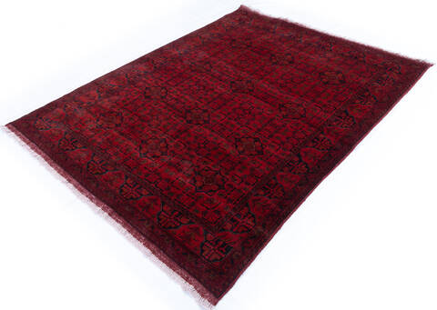 Khan Mohammadi Red Hand Knotted 411 X 66 Area Rug 100-145723 Image 2