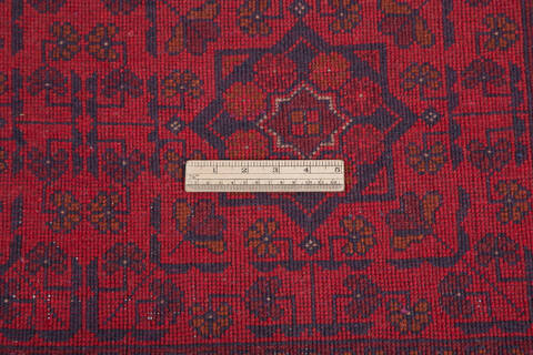 Khan Mohammadi Red Hand Knotted 411 X 66 Area Rug 100-145723 Image 6