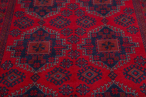 Khan Mohammadi Red Hand Knotted 42 X 64 Area Rug 700-145729 Image 3