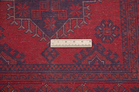Khan Mohammadi Red Hand Knotted 42 X 64 Area Rug 700-145729 Image 6