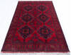 Khan Mohammadi Red Hand Knotted 42 X 64 Area Rug 700-145729 Thumb 1