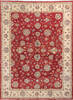 Chobi Red Hand Knotted 100 X 135  Area Rug 700-145730 Thumb 0