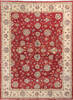 Chobi Red Hand Knotted 100 X 135 Area Rug 700-145730 Thumb 0