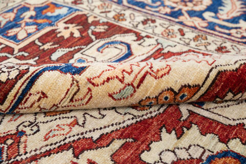 Chobi Red Hand Knotted 82 X 98  Area Rug 700-145731 Image 5