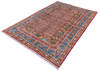 Chobi Red Hand Knotted 68 X 96  Area Rug 700-145733 Thumb 2