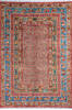 Chobi Red Hand Knotted 68 X 96  Area Rug 700-145733 Thumb 0