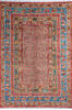 Chobi Red Hand Knotted 68 X 96 Area Rug 700-145733 Thumb 0