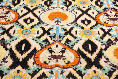 Chobi Yellow Hand Knotted 59 X 710 Area Rug 700-145737 Image 3