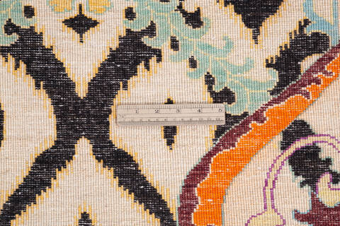 Chobi Yellow Hand Knotted 59 X 710 Area Rug 700-145737 Image 6