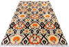 Chobi Yellow Hand Knotted 69 X 97 Area Rug 700-145742 Thumb 1