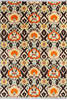 Chobi Yellow Hand Knotted 69 X 97 Area Rug 700-145742 Thumb 0