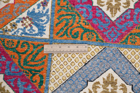 Chobi Multicolor Hand Knotted 80 X 102 Area Rug 700-145744 Image 6
