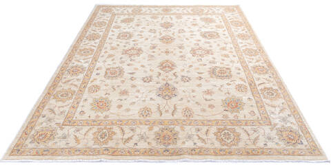 Chobi Beige Hand Knotted 80 X 911 Area Rug 700-145746 Image 1