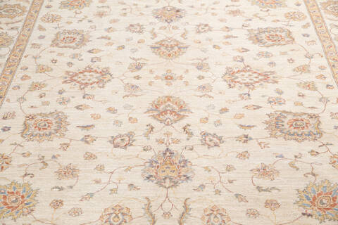 Chobi Beige Hand Knotted 80 X 911 Area Rug 700-145746 Image 3