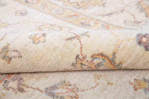 Chobi Beige Hand Knotted 80 X 911 Area Rug 700-145746 Image 5