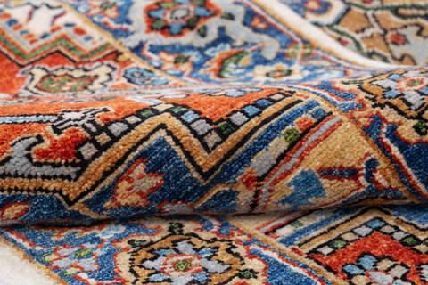 Chobi Red Runner Hand Knotted 29 X 911 Area Rug 700-145748 Image 5
