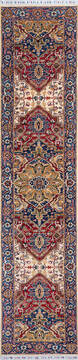 Afghan Chobi Red Runner 10 to 12 ft Wool Carpet 145748