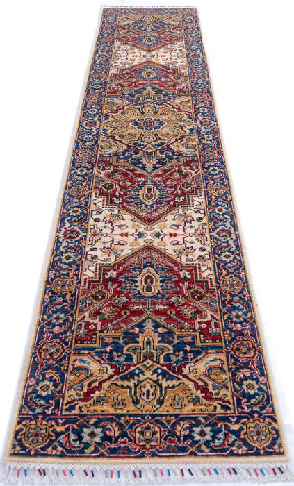 Chobi Red Runner Hand Knotted 27 X 119 Area Rug 700-145749 Image 1