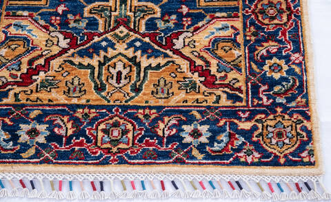 Chobi Red Runner Hand Knotted 27 X 119 Area Rug 700-145749 Image 4