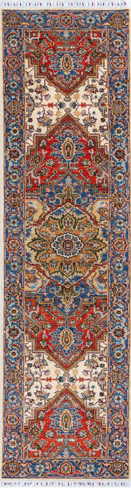 Chobi Red Runner Hand Knotted 27 X 119 Area Rug 700-145749 Image 0