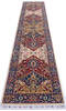 Chobi Red Runner Hand Knotted 27 X 119 Area Rug 700-145749 Thumb 1