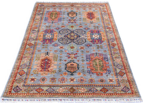 Chobi Grey Hand Knotted 55 X 710 Area Rug 700-145752 Image 1