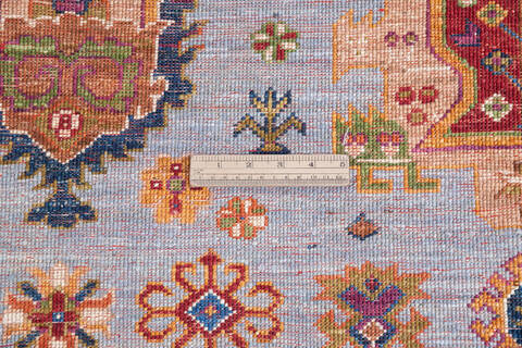 Chobi Grey Hand Knotted 55 X 710 Area Rug 700-145752 Image 6