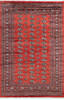 Bokhara Red Hand Knotted 60 X 90  Area Rug 700-145755 Thumb 0
