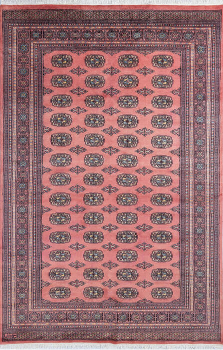 Bokhara Red Hand Knotted 68 X 100 Area Rug 700-145756 Image 0