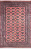 Bokhara Red Hand Knotted 68 X 100 Area Rug 700-145756 Thumb 0