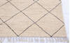 Moroccan White Hand Knotted 55 X 83  Area Rug 700-145758 Thumb 4