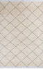 Moroccan White Hand Knotted 55 X 83 Area Rug 700-145758 Thumb 0