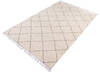 Moroccan White Hand Knotted 56 X 73 Area Rug 700-145760 Thumb 2