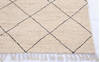 Moroccan White Hand Knotted 56 X 73  Area Rug 700-145760 Thumb 4