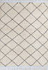 Moroccan White Hand Knotted 56 X 73  Area Rug 700-145760 Thumb 0