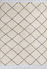 Moroccan White Hand Knotted 56 X 73 Area Rug 700-145760 Thumb 0