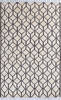 Moroccan White Hand Knotted 41 X 63  Area Rug 700-145761 Thumb 0