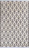 Moroccan White Hand Knotted 41 X 63 Area Rug 700-145761 Thumb 0