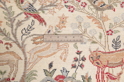 Pak-Persian White Hand Knotted 40 X 62 Area Rug 700-145763 Image 6