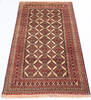Baluch Yellow Hand Knotted 31 X 61  Area Rug 700-145764 Thumb 1