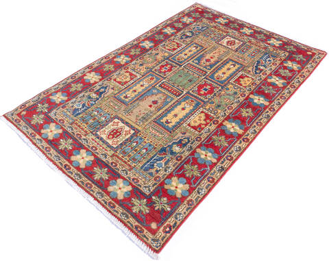Kazak Multicolor Hand Knotted 310 X 510 Area Rug 700-145766 Image 2