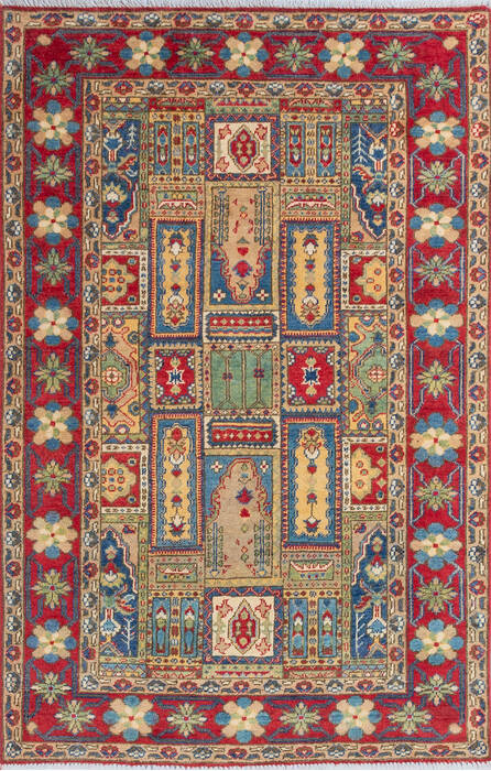 Kazak Multicolor Hand Knotted 310 X 510 Area Rug 700-145766 Image 0